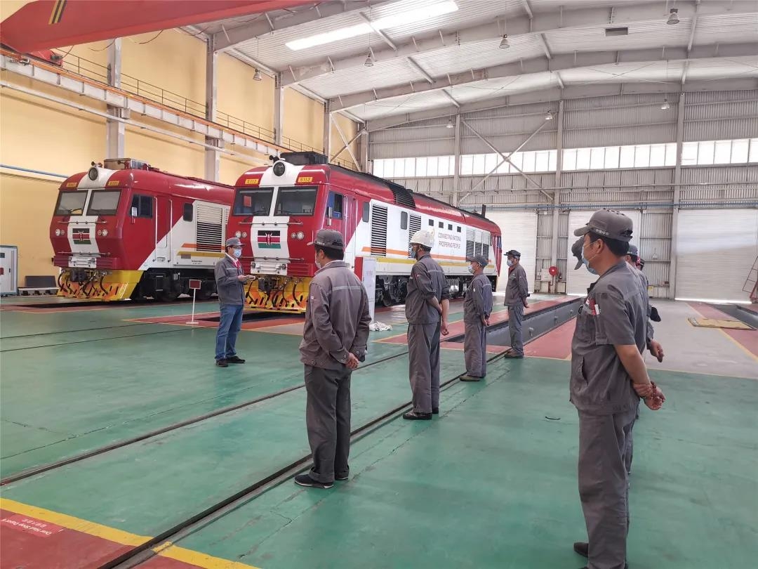 CRRC exported locomotives to Kenya to assist its fight against COVID-19